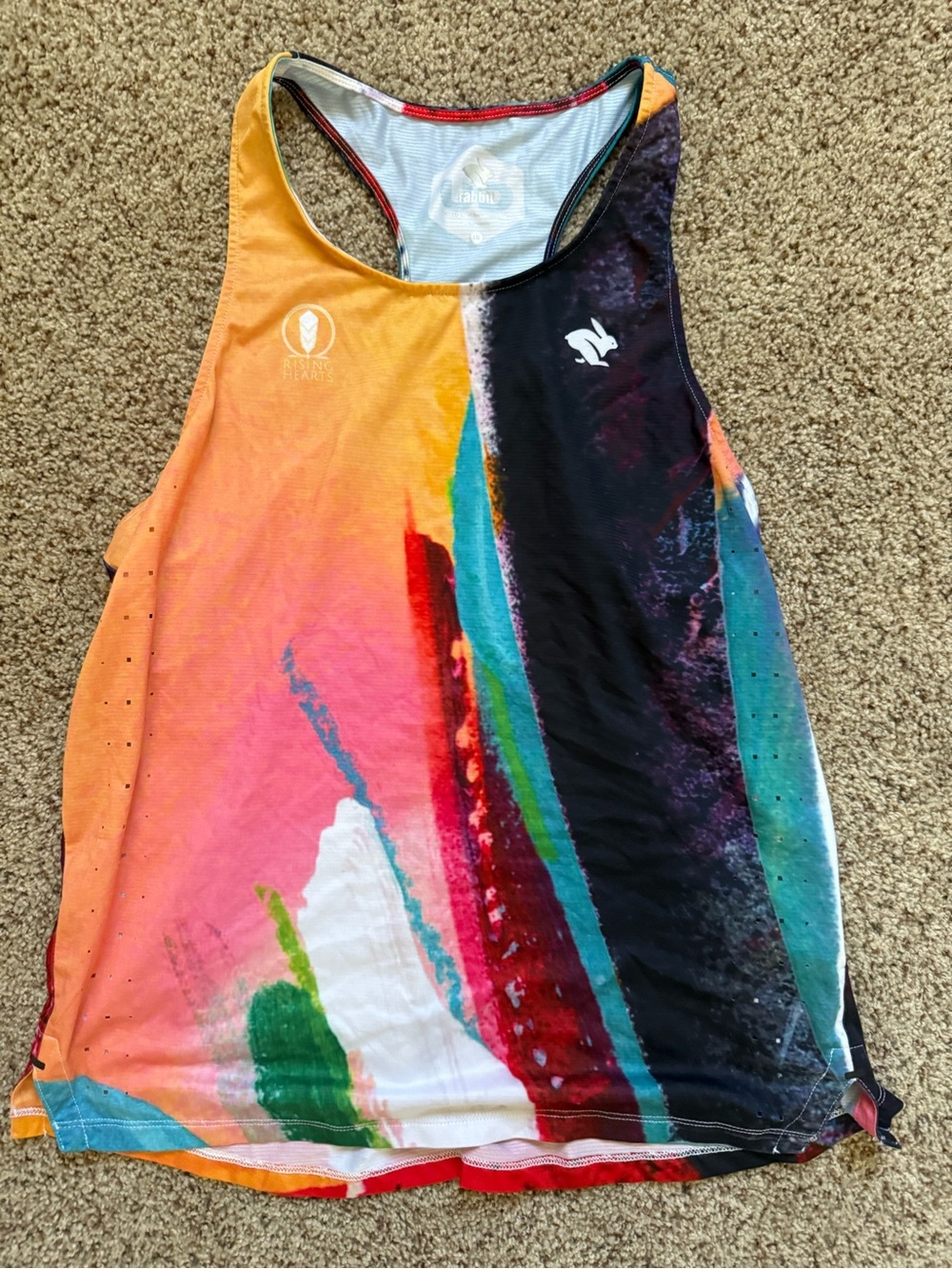 Rabbit x Rising Hearts singlet